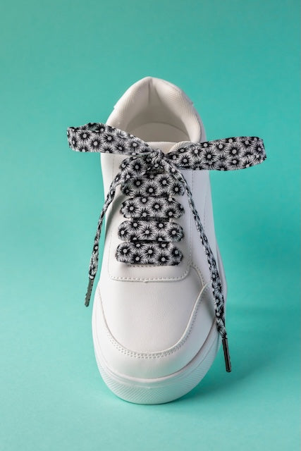 Lacets original motif méduses de Pop lacets fabriqué en France.