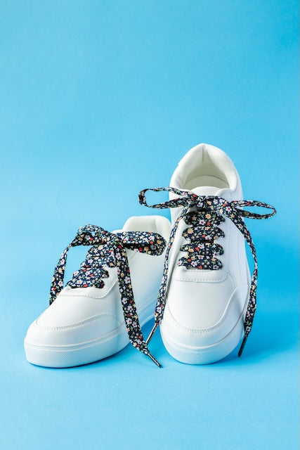 Lacets en coton pour personnaliser ses chaussures, baskets sneakers et dc martens.